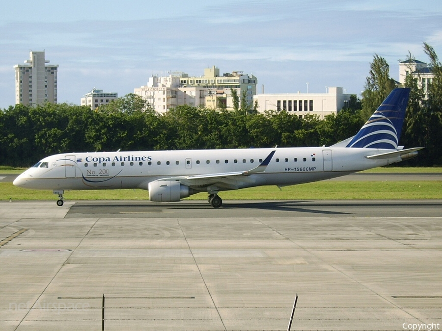 Copa Airlines Embraer ERJ-190AR (ERJ-190-100IGW) (HP-1560CMP) | Photo 81813