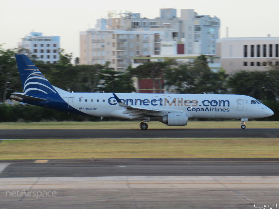 Copa Airlines Embraer ERJ-190AR (ERJ-190-100IGW) (HP-1564CMP) | Photo 307406