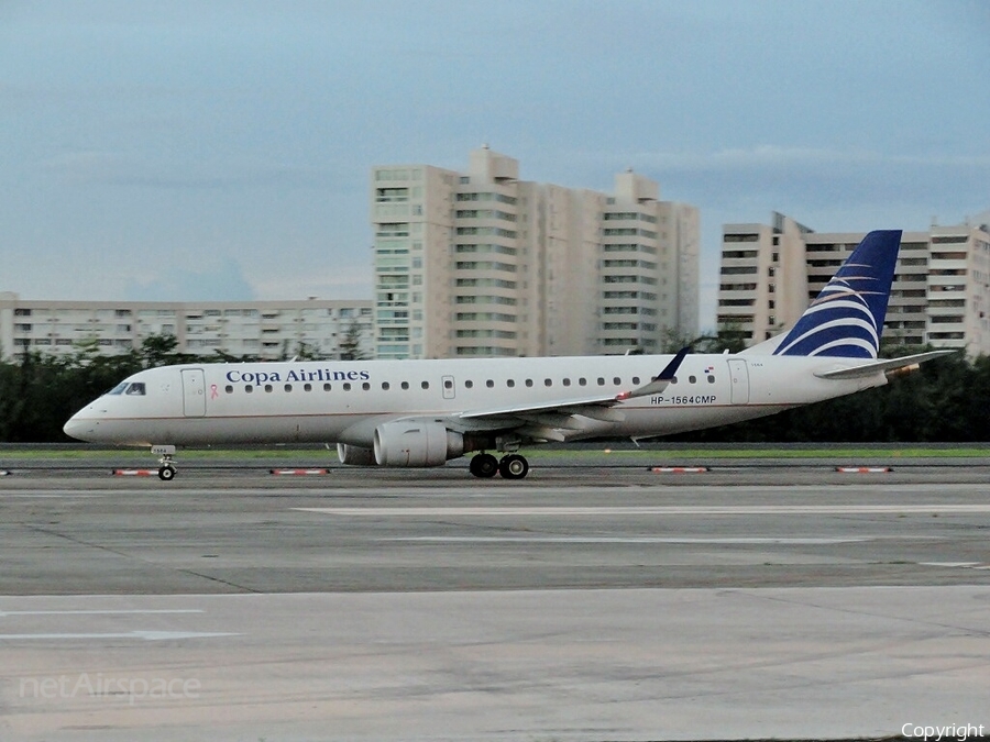 Copa Airlines Embraer ERJ-190AR (ERJ-190-100IGW) (HP-1564CMP) | Photo 81812