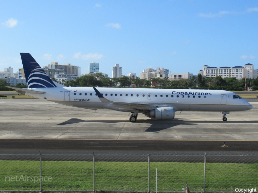 Copa Airlines Embraer ERJ-190AR (ERJ-190-100IGW) (HP-1565CMP) | Photo 309791