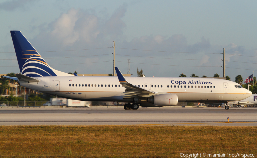 Copa Airlines Boeing 737-8V3 (HP-1714CMP) | Photo 2268