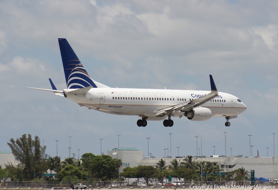 Copa Airlines Boeing 737-8V3 (HP-1714CMP) | Photo 320890