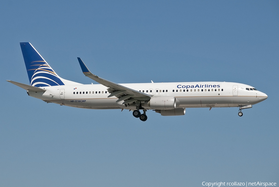 Copa Airlines Boeing 737-8V3 (HP-1718CMP) | Photo 396001