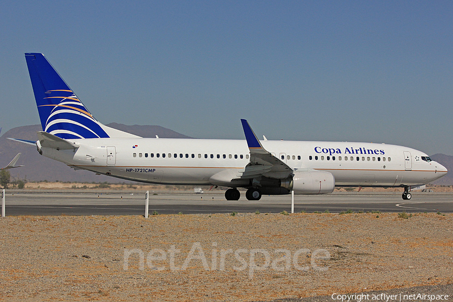 Copa Airlines Boeing 737-8V3 (HP-1721CMP) | Photo 158985