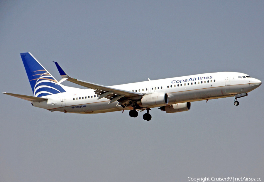 Copa Airlines Boeing 737-8V3 (HP-1722CMP) | Photo 261289