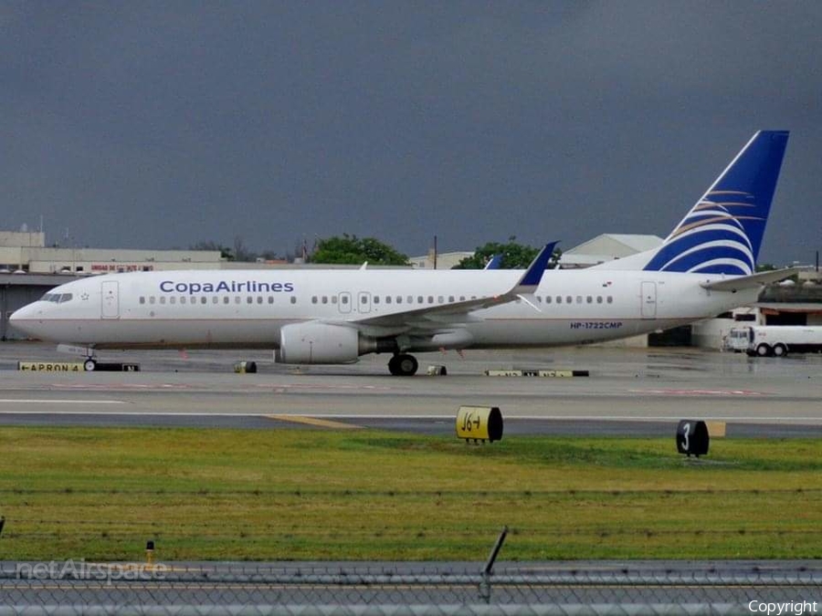 Copa Airlines Boeing 737-8V3 (HP-1722CMP) | Photo 515506