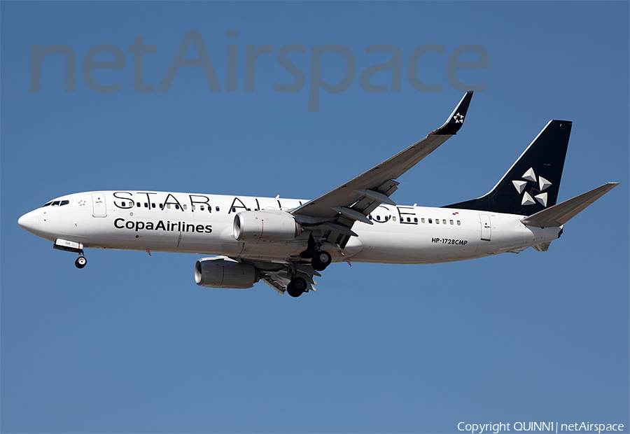 Copa Airlines Boeing 737-86N (HP-1728CMP) | Photo 34506