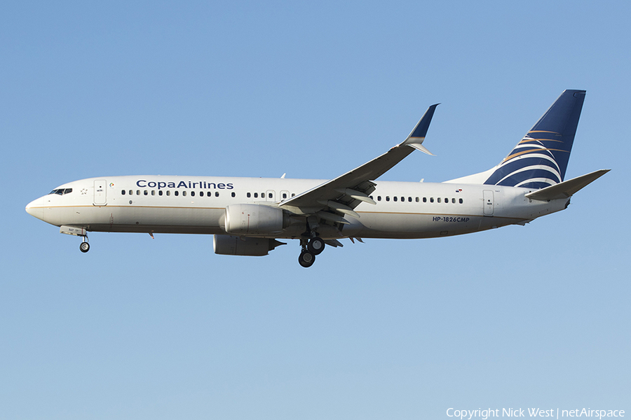Copa Airlines Boeing 737-86N (HP-1826CMP) | Photo 357876