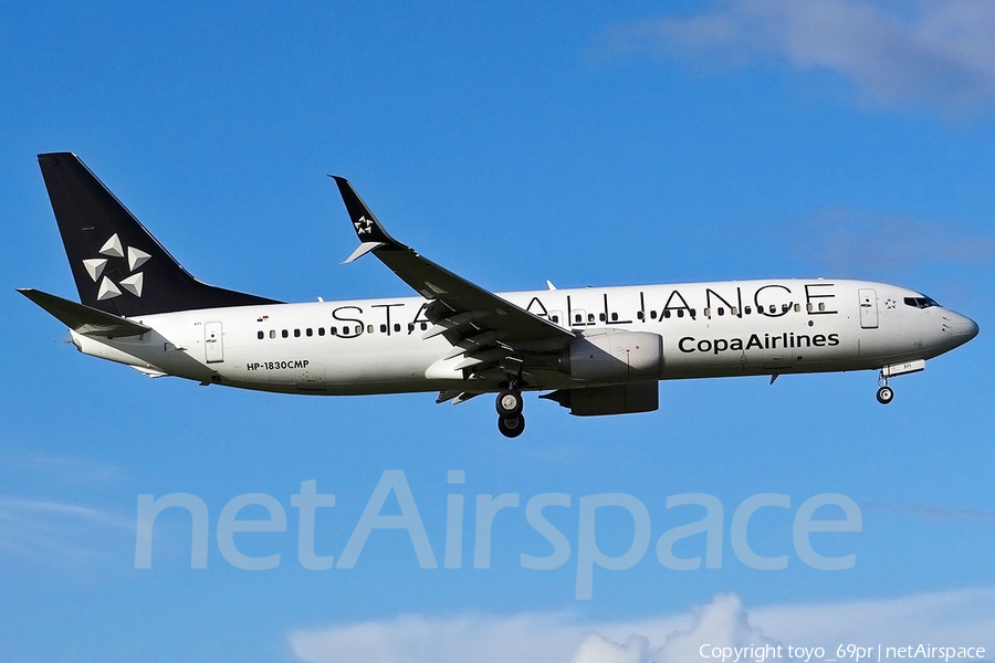 Copa Airlines Boeing 737-8V3 (HP-1830CMP) | Photo 95324