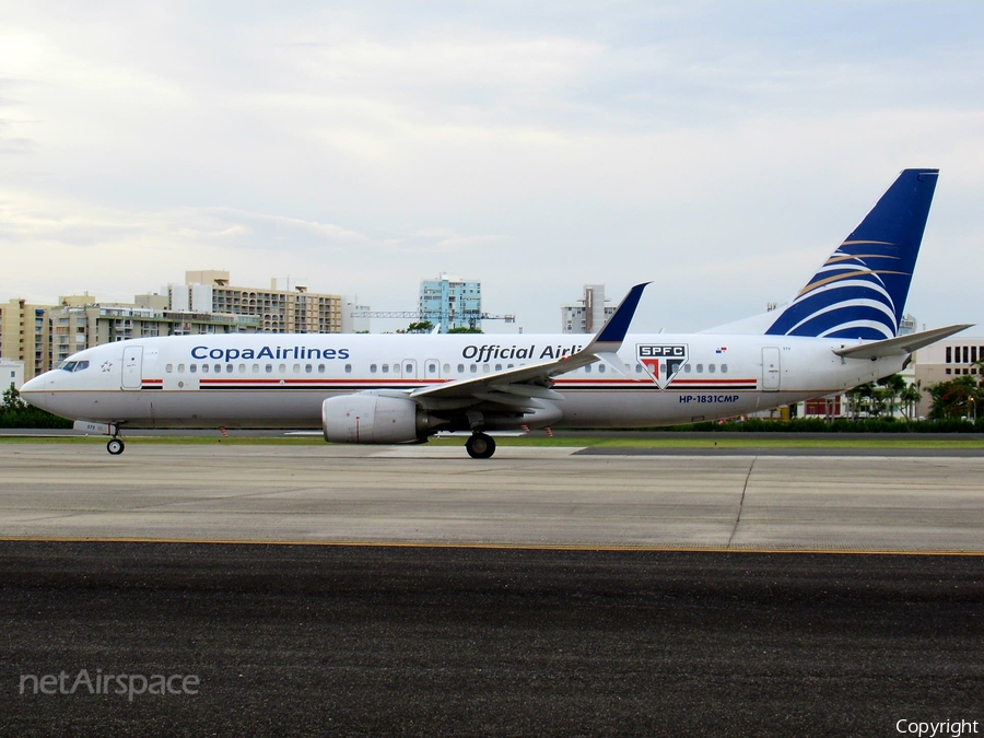 Copa Airlines Boeing 737-8V3 (HP-1831CMP) | Photo 249328