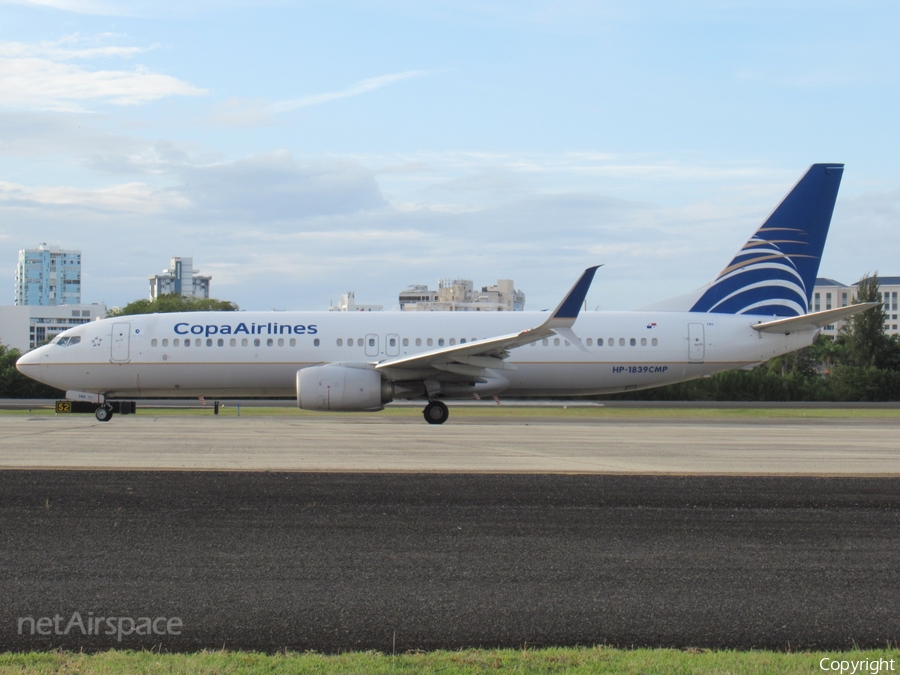 Copa Airlines Boeing 737-8V3 (HP-1839CMP) | Photo 440540