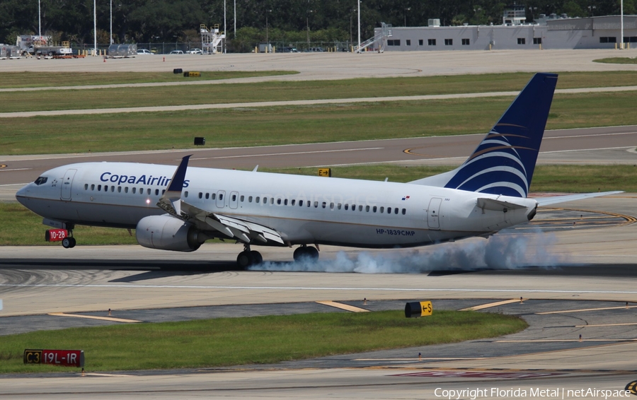 Copa Airlines Boeing 737-8V3 (HP-1839CMP) | Photo 547650