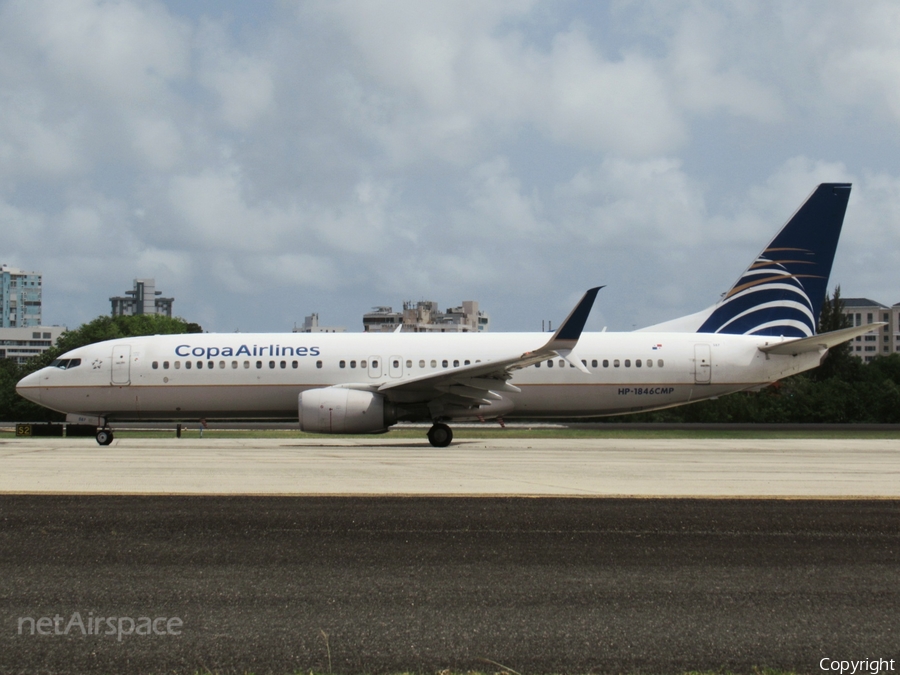 Copa Airlines Boeing 737-8V3 (HP-1846CMP) | Photo 514766