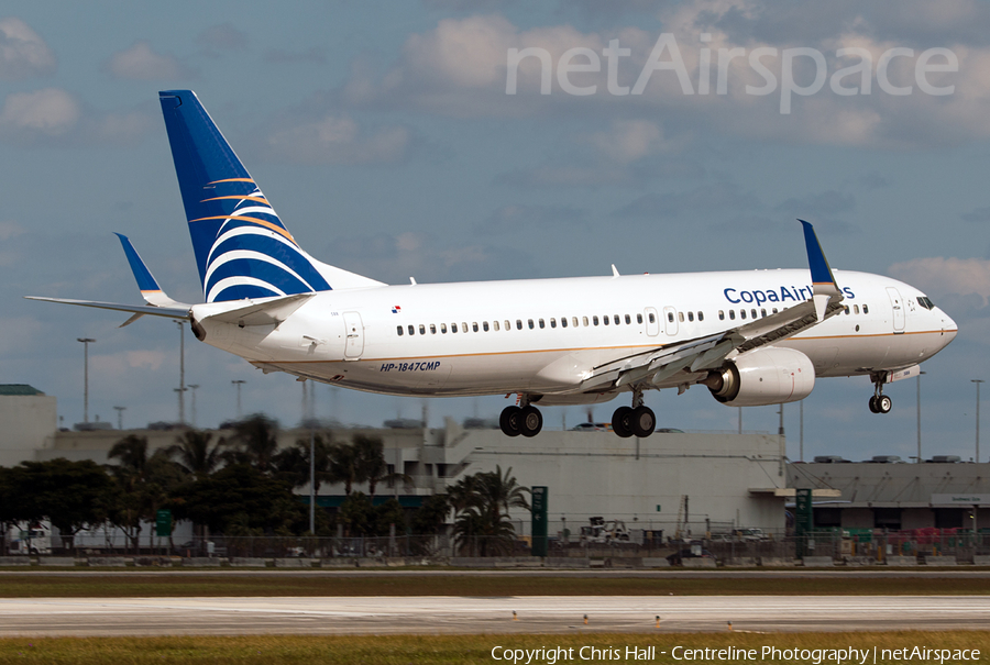 Copa Airlines Boeing 737-8V3 (HP-1847CMP) | Photo 157412