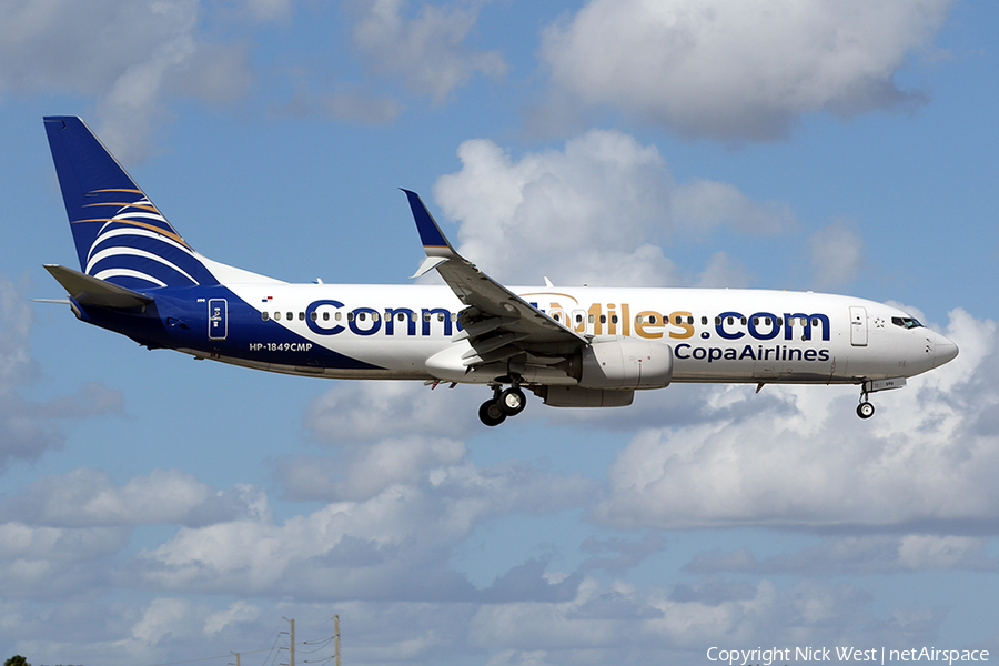 Copa Airlines Boeing 737-8V3 (HP-1849CMP) | Photo 296206