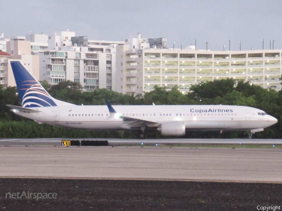 Copa Airlines Boeing 737-9 MAX (HP-9915CMP) | Photo 524164