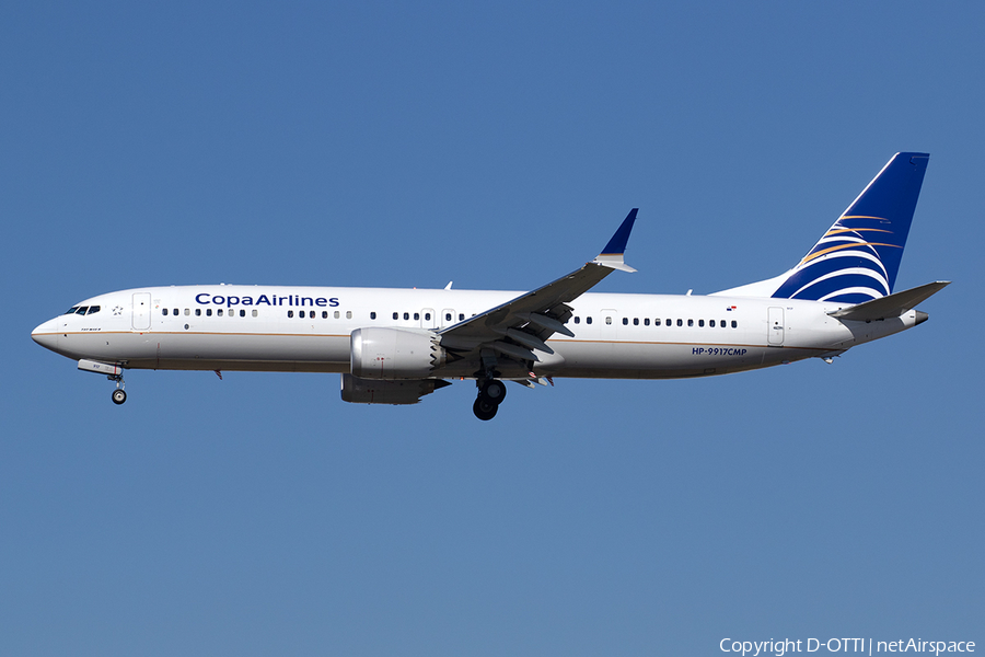 Copa Airlines Boeing 737-9 MAX (HP-9917CMP) | Photo 540800