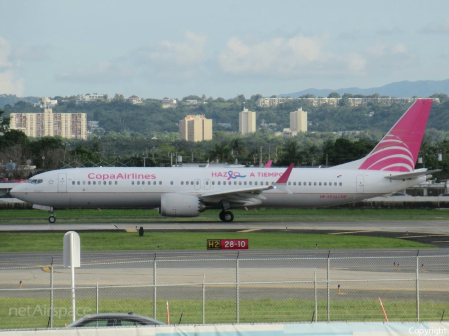 Copa Airlines Boeing 737-9 MAX (HP-9926CMP) | Photo 601804