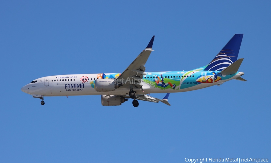 Copa Airlines Boeing 737-9 MAX (HP-9927CMP) | Photo 608087