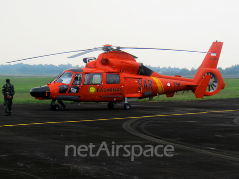 Indonesia - National Search and Rescue Agency (Basarnas) Eurocopter AS365N3+ Dauphin 2 (HR-3606) at  Palembang - Sultan Mahmud Badaruddin II International, Indonesia