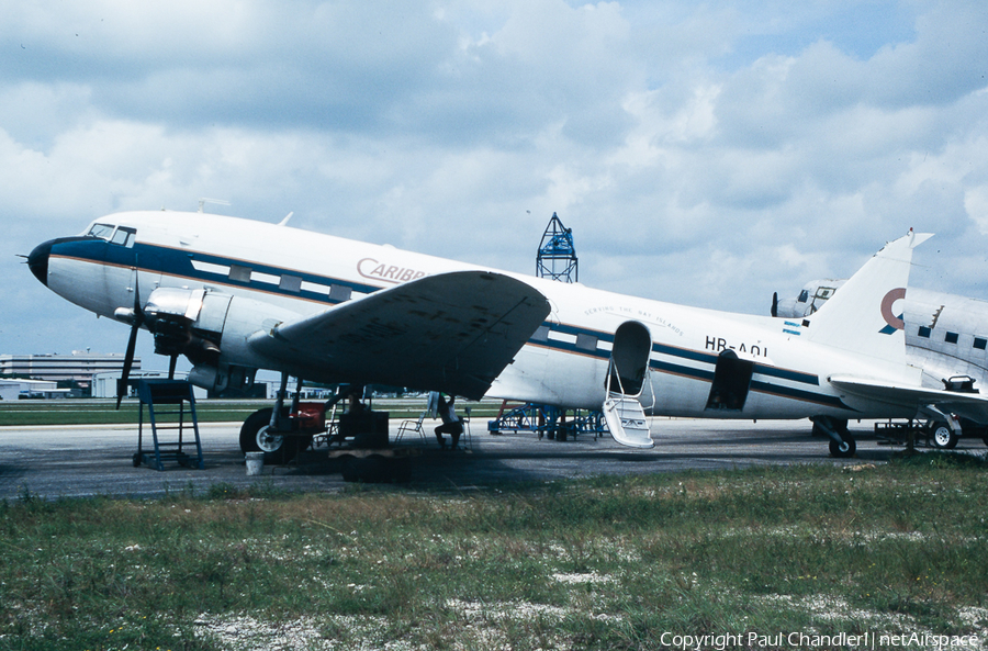 CaribbeanAir Douglas DC-3A (HR-AQI) | Photo 104591