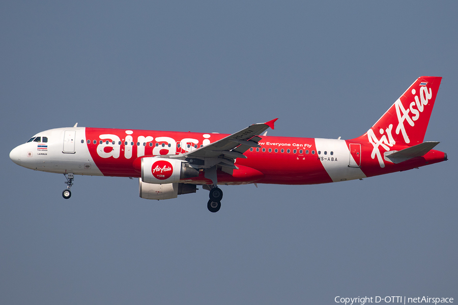 Thai AirAsia Airbus A320-216 (HS-ABA) | Photo 286381