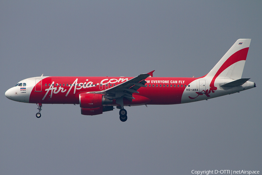 Thai AirAsia Airbus A320-216 (HS-ABA) | Photo 398878