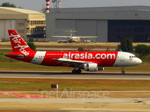 Thai AirAsia Airbus A320-216 (HS-ABA) at  Bangkok - Don Mueang International, Thailand