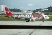 Thai AirAsia Airbus A320-216 (HS-ABD) at  Penang - International, Malaysia