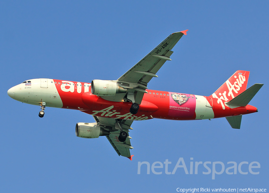 Thai AirAsia Airbus A320-216 (HS-ABK) | Photo 370202