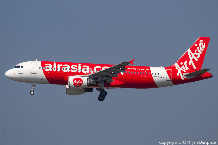 Thai AirAsia Airbus A320-216 (HS-ABS) | Photo 286373