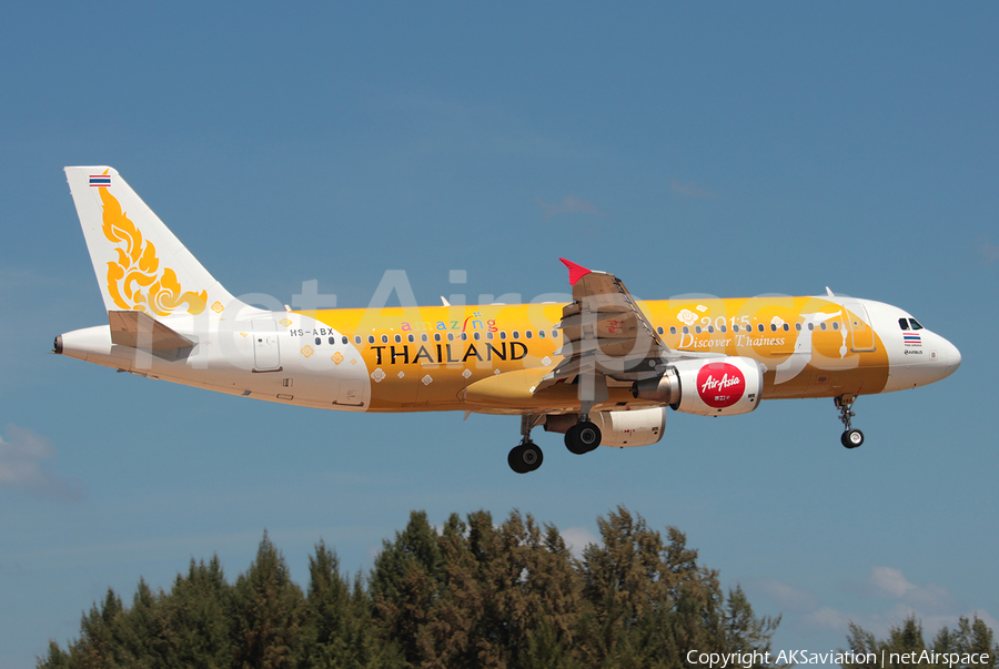 Thai AirAsia Airbus A320-214 (HS-ABX) | Photo 117697