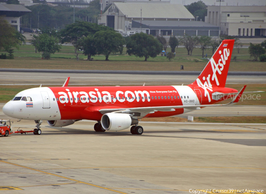 Thai AirAsia Airbus A320-216 (HS-BBD) | Photo 352660