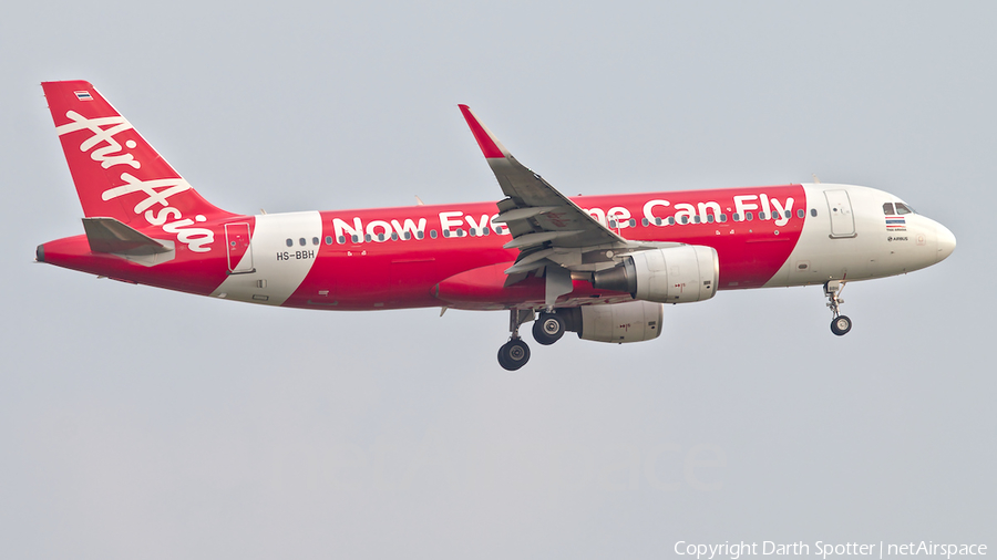 Thai AirAsia Airbus A320-216 (HS-BBH) | Photo 320625