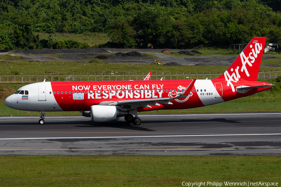 Thai AirAsia Airbus A320-216 (HS-BBH) | Photo 370869
