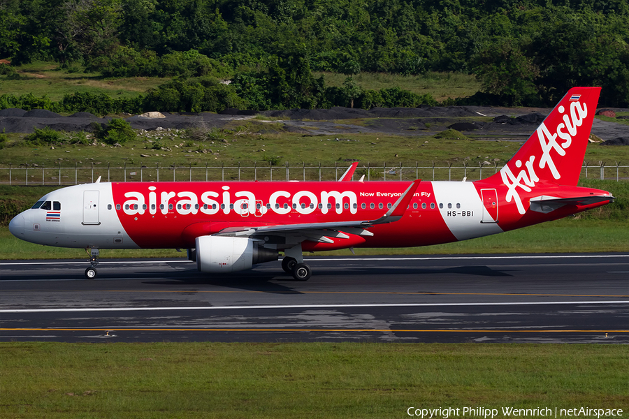 Thai AirAsia Airbus A320-216 (HS-BBI) | Photo 369303