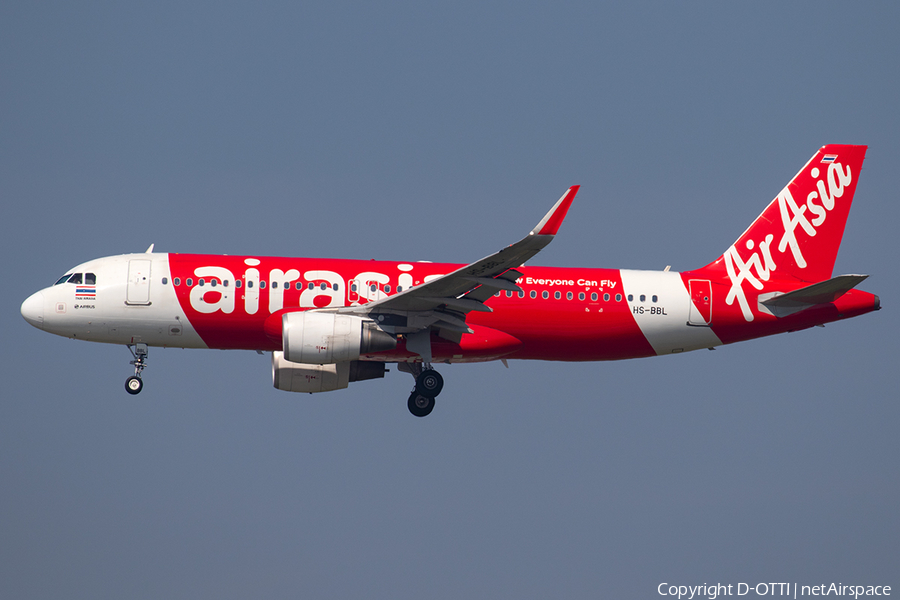 Thai AirAsia Airbus A320-216 (HS-BBL) | Photo 286376