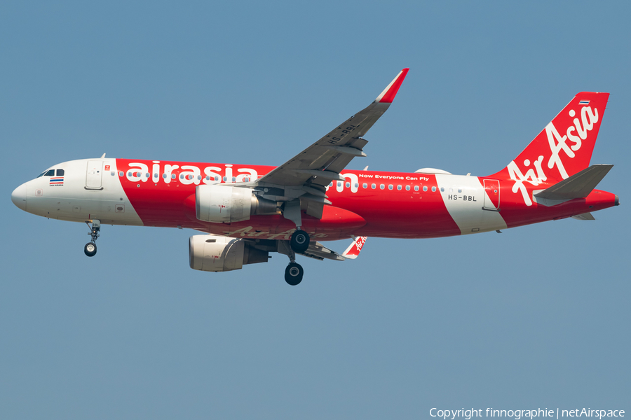 Thai AirAsia Airbus A320-216 (HS-BBL) | Photo 562285