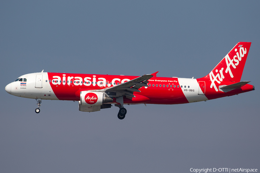 Thai AirAsia Airbus A320-216 (HS-BBS) | Photo 286371