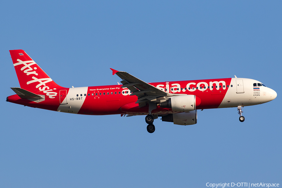 Thai AirAsia Airbus A320-216 (HS-BBT) | Photo 286952