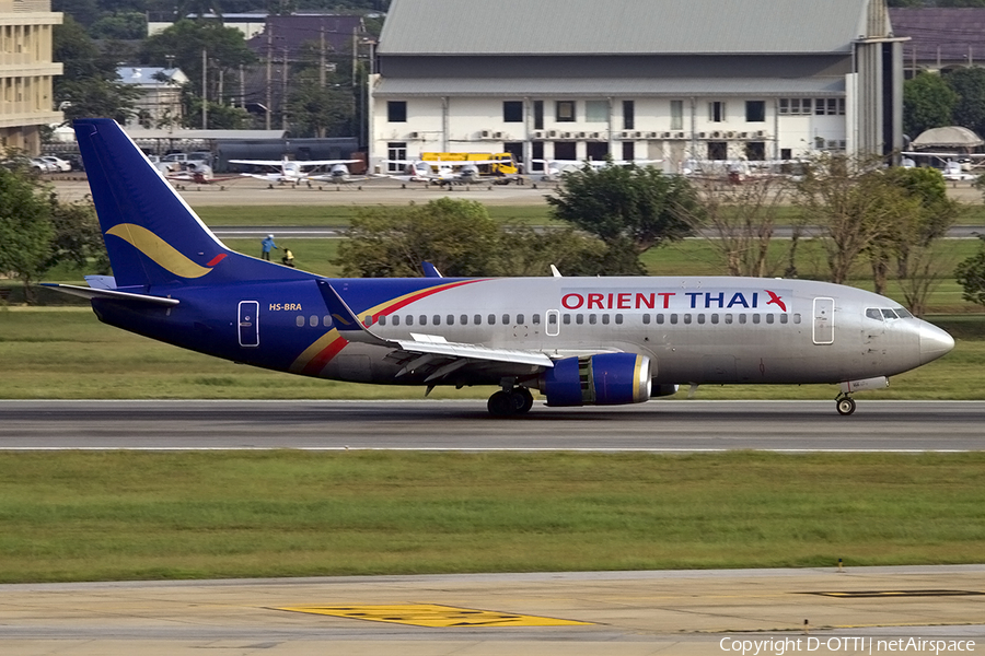 Orient Thai Airlines Boeing 737-3T0 (HS-BRA) | Photo 399686