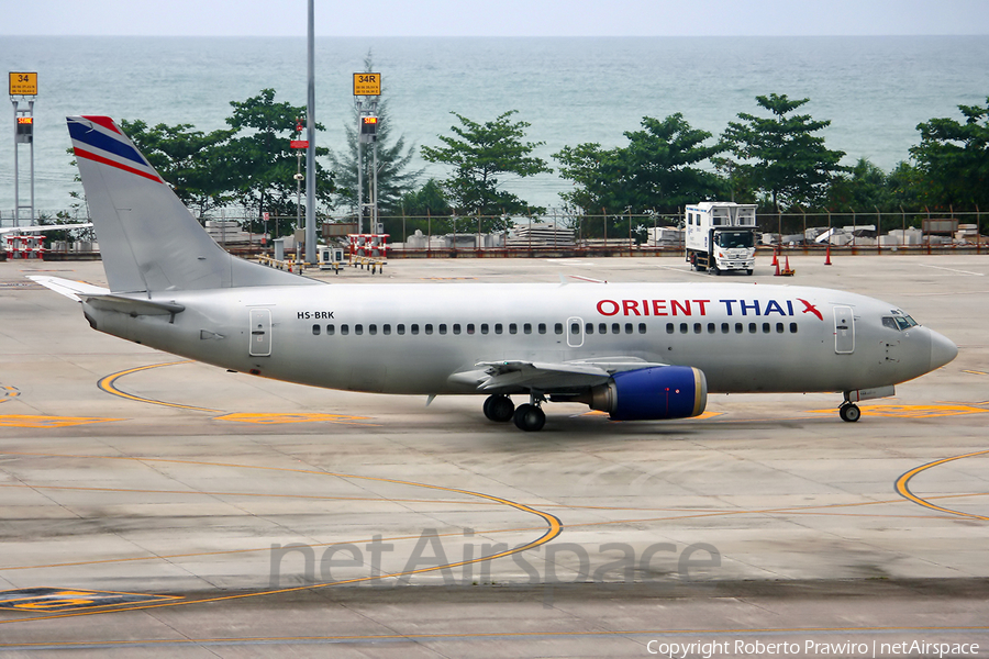 Orient Thai Airlines Boeing 737-3Z0 (HS-BRK) | Photo 386907