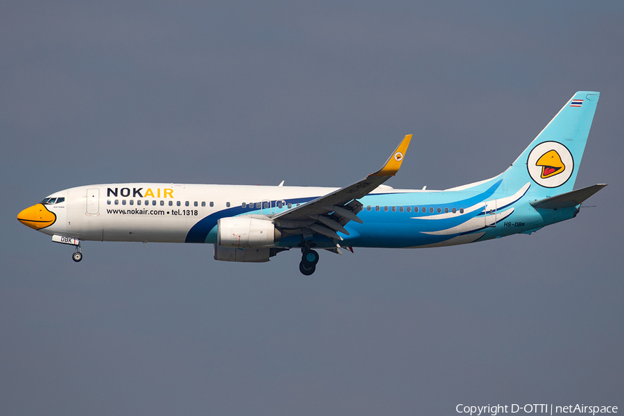 Nok Air Boeing 737-86J (HS-DBK) | Photo 286365