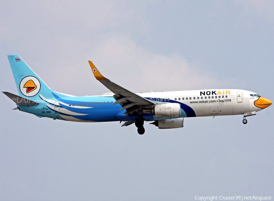 Nok Air Boeing 737-86J (HS-DBK) | Photo 348093