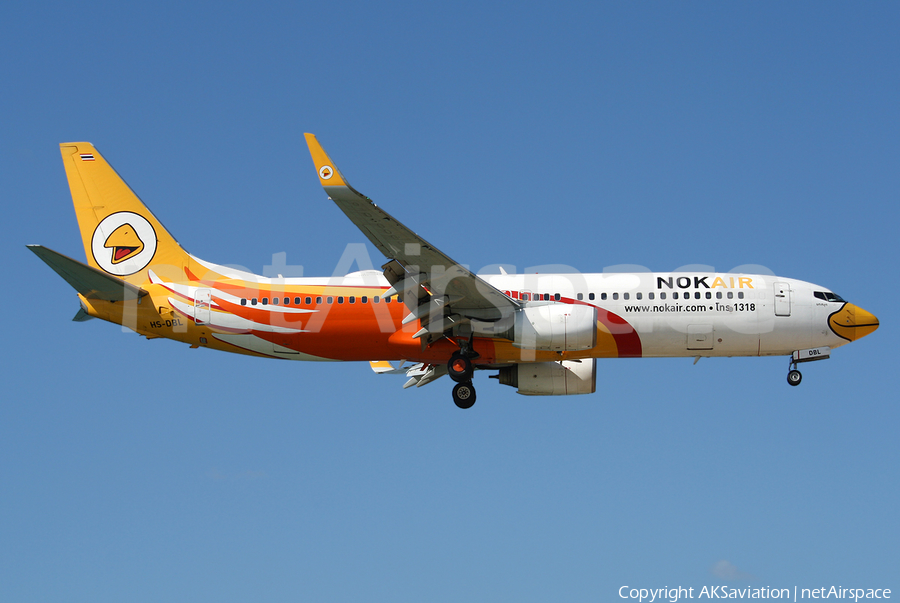 Nok Air Boeing 737-8AS (HS-DBL) | Photo 117700