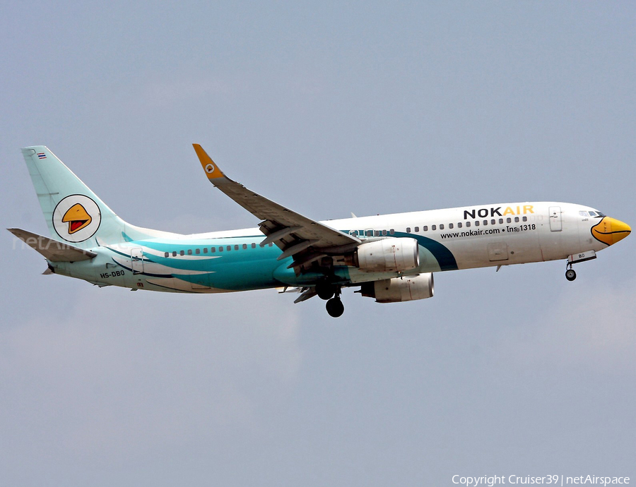 Nok Air Boeing 737-8AS (HS-DBO) | Photo 348096