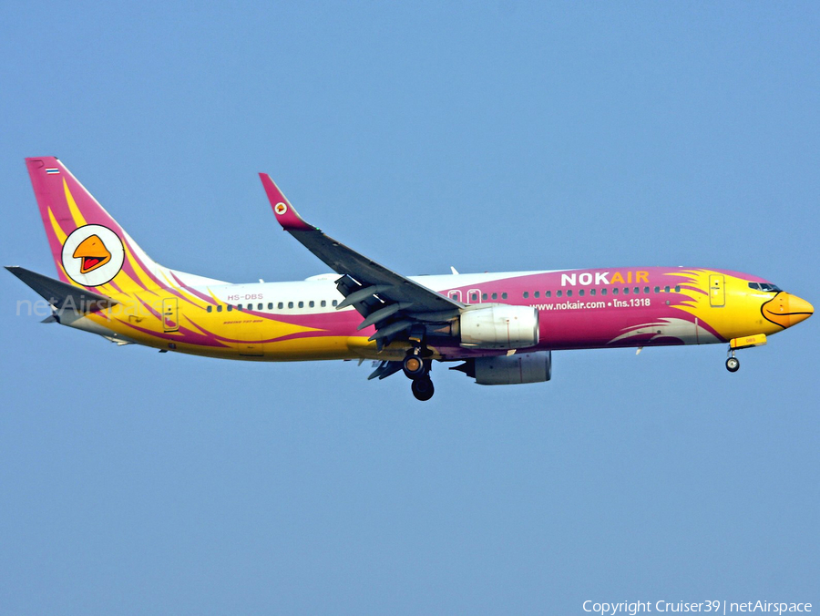 Nok Air Boeing 737-86N (HS-DBS) | Photo 349491