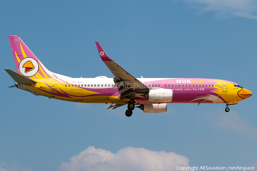 Nok Air Boeing 737-86N (HS-DBS) | Photo 385190