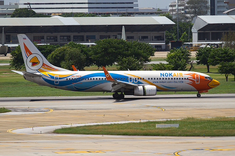 Nok Air Boeing 737-88L (HS-DBW) at  Bangkok - Don Mueang International, Thailand