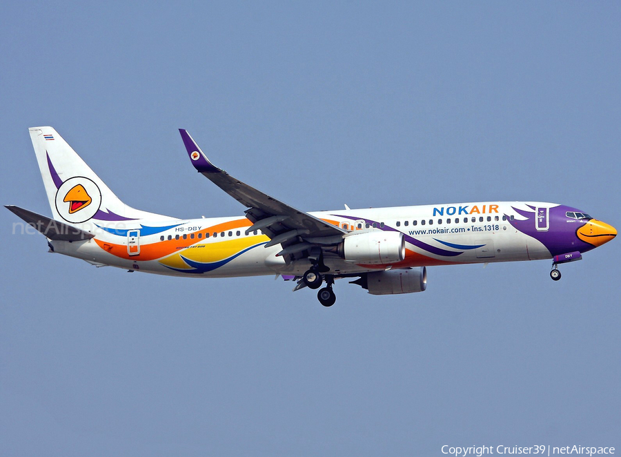 Nok Air Boeing 737-88L (HS-DBY) | Photo 349476